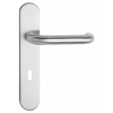 Jowisz, klamki z długim szyldem 225 mm, stal nierdzewna